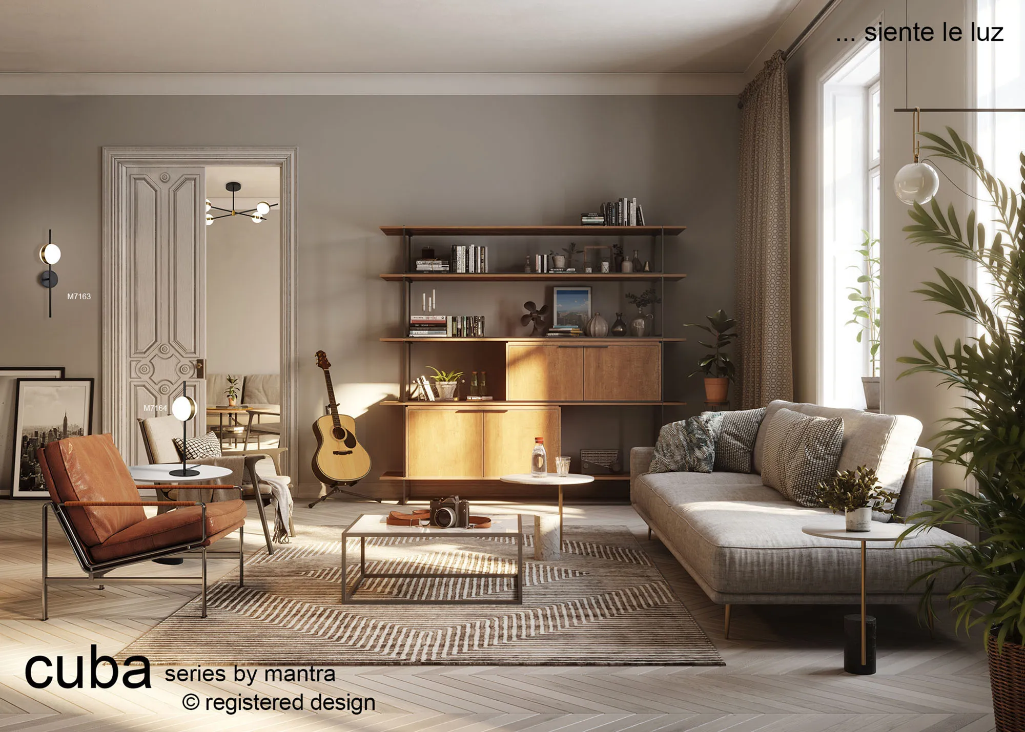 Cuba Wall Lights Mantra Armed Wall Lights